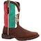 Durango Men's Mexico Flag Western Boot, 6.5 W, Steel Toe, 11 in H, Sandy Brown, DDB0431 DDB0431 - alternate 1